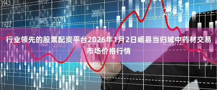 行业领先的股票配资平台2026年1月2日岷县当归城中药材交易市场价格行情