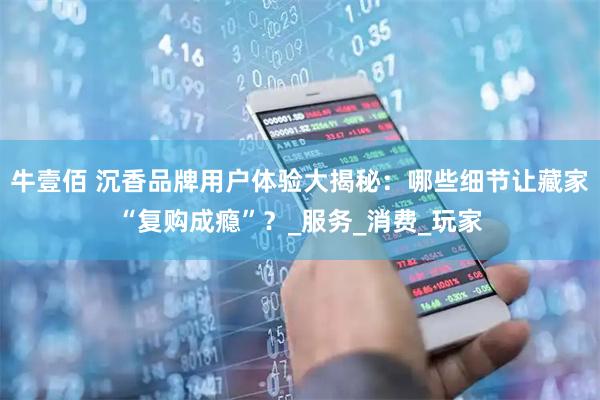 牛壹佰 沉香品牌用户体验大揭秘：哪些细节让藏家“复购成瘾”？_服务_消费_玩家